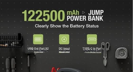 JB10000 10000Amp 64000mAh Car Jump Starter аварийные автомобильные ручные инструменты для быстрой зарядки