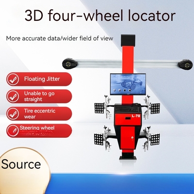 Автоматическое 3D оборудование для выравнивания четырех колес с напряжением 100/110/200/220/240/380/415