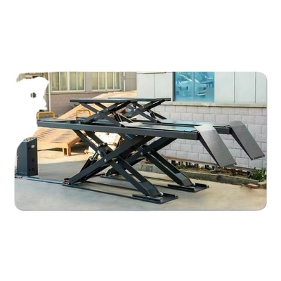 SCISSOR Leader L68S Двухцилиндровый гидравлический подъемник для повышения эффективности наземного автомобильного лифта