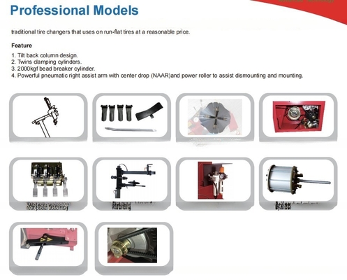 8-10Bar CE Custom Three Points Automatic Tile Back Tire Changer с правой рукой