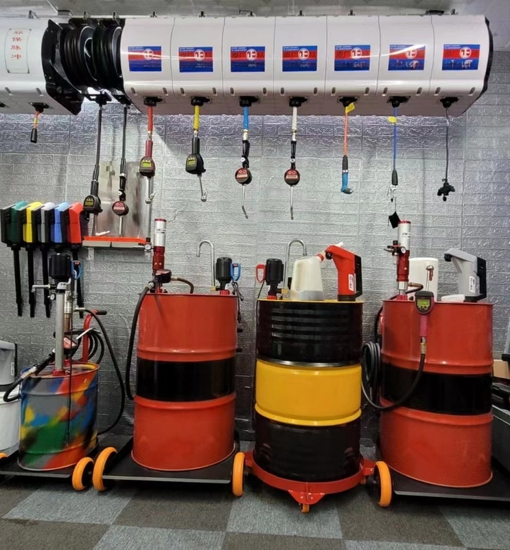 600cc воздушное давление поршень барабанный ствол двигатель двигатель смазочный материал пневматический насос для передачи масла с приставкой