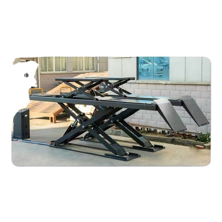 SCISSOR Leader L68S Двухцилиндровый гидравлический подъемник для повышения эффективности наземного автомобильного лифта